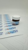 מדבקות מיתוג מלבן 60/20