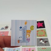 דף מדבקות למיתוג ריבוע 60