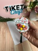 תגית עגולה קוטר 50 למיתוג