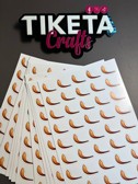 תגית שופר cutout מודפסת