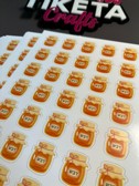 תגית דבש cutout מודפסת דגם B