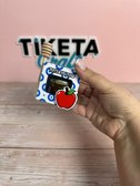 תגית תפוח cutout מודפסת A