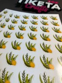 תגית ארבעת המינים cutout מודפסת דגם A