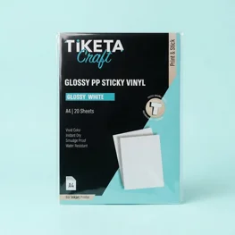 מדבקות ויניל GLOSSY מבריק להדפסה PP מדבקות ויניל GLOSSY מבריק להדפסה PP