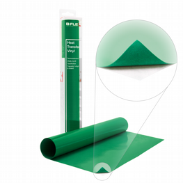 גליל HTV IRON ON FLOCK ירוק גליל HTV IRON ON FLOCK ירוק