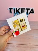 קופסאת שוקובוקס 4- לבן שמנת